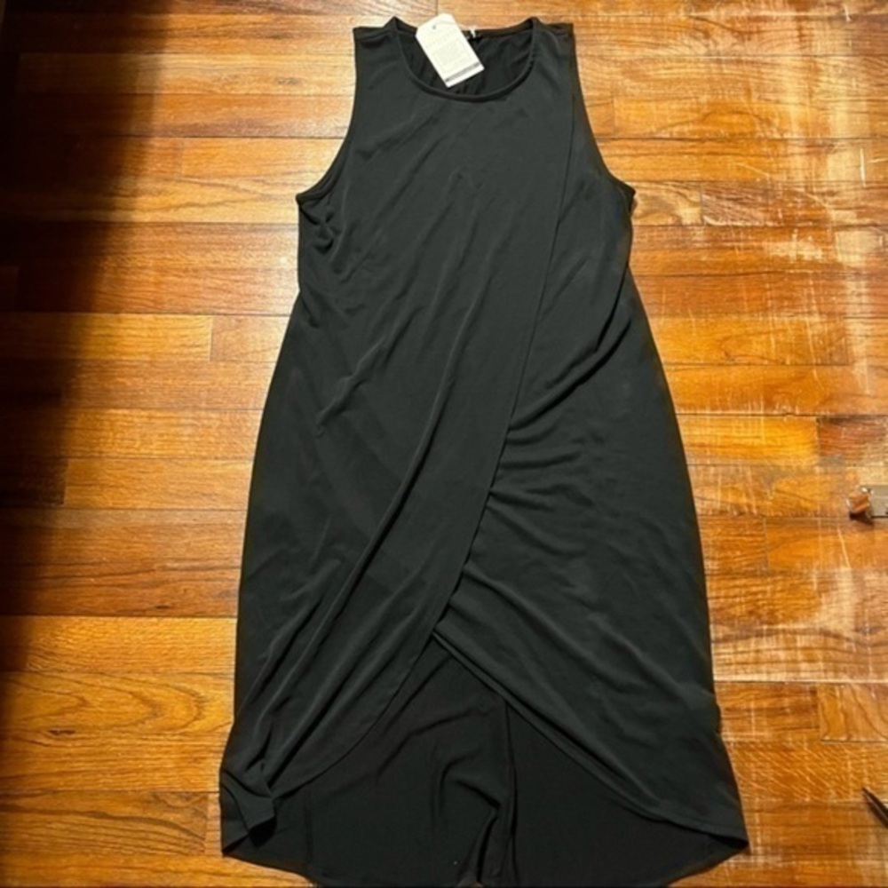 Boogaloos boutique women’s grey tulip hem dress